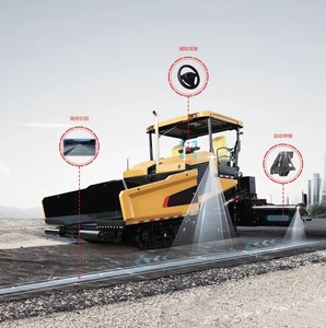 Nouvelle finitionuse d'asphalte chinoise de marque supérieure SAP45C-10 avec une largeur de pavage de 4,5 m pour la construction routière - Product Image 2