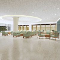 Sillón de Recepción de Madera Ajustable Antibacteriano para Uso Médico, Hospitalario y Escolar