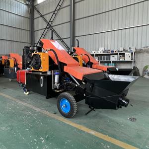 Mini Bomba de Concreto Diésel Pequeña Portátil para Transporte de Hormigón, Precio de Máquina Pumpcrete Personalizable, Bombas de Concreto - Product Image 3