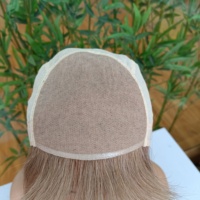 Perruques Confortables en Cheveux Humains Vierges à 100 % avec Base en Soie, Couleur Balayage, Vente Chaude en Gros d'Usine, Idéales pour Femmes Souffrant de Perte de Cheveux, Port Quotidien