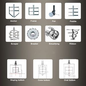 Cuve de mélange électrique à chemise vapeur, personnalisée, 500L 1000L, en acier inoxydable 304 316L, avec homogénéisateur et agitateur, pour gel douche et shampoing liquide - Product Image 6