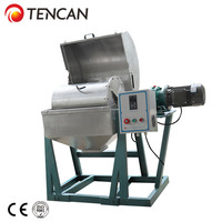 Chine Tencan laboratoire 50L 1.5kw broyeur à boulets à rouleaux humides et secs, poudre de micron 304 broyeur à boulets à tambour en acier inoxydable