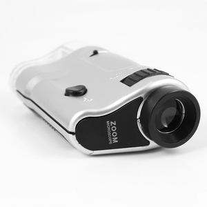 20-<span class=keywords><strong>40X</strong></span> ミニポケット顕微鏡 子供用 LED UVライトランプとスライドベース拡大鏡付き - Product Image 4