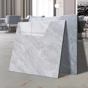 Suelo de vinilo autoadhesivo, cubierta de suelo de PVC impermeable, color gris, mármol, LVT, precio bajo directo de fábrica