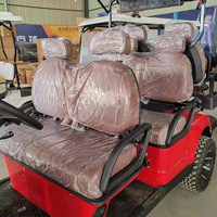 Nouvelle conception de voiturette de golf électrique chinoise 4 places, économique, avec batterie 72V 200A 150A 120A 100A, 7.5Kw, surélevée