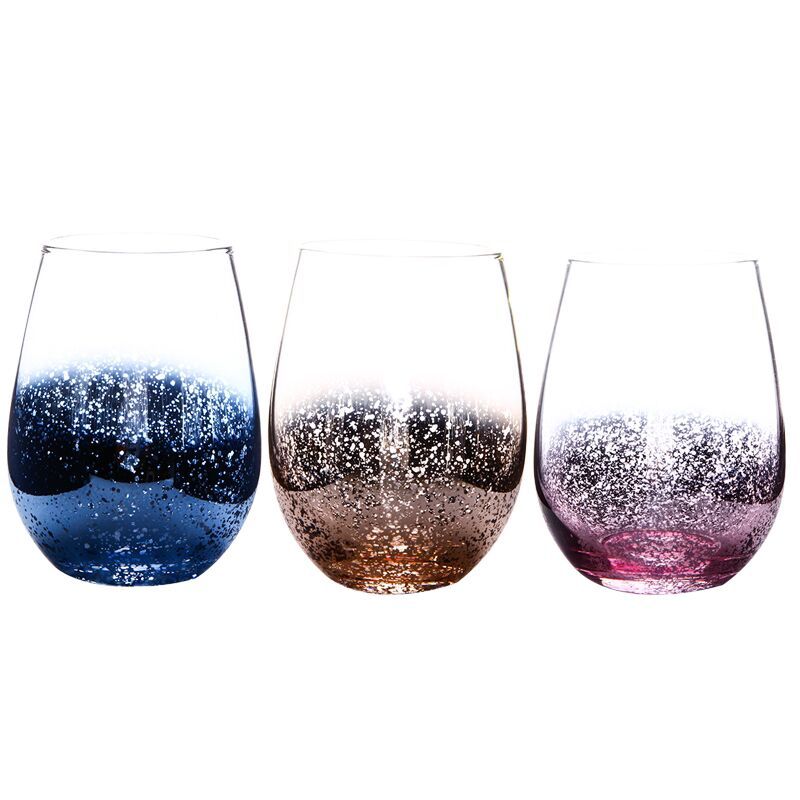 Creative starry sky transparent egg cup crystal wine glass