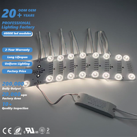Vente flash : Modules LED SMD 2835 12V avec lentille, module LED étanche, lumière LED super brillante pour enseignes lumineuses, publicité