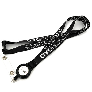 Unique Branded Custom Logo Sublimation Key Card Holder Retractable Lanyard Low MOQ Business Marketing Promotional Gift Made Nylon