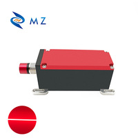 Module laser rouge DPSS 638 nm à mise au point réglable 1W 1.6W avec modulation CW et TTL pour la vision industrielle et le positionnement industriel