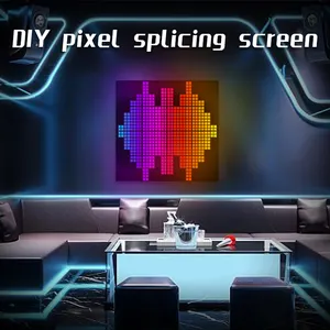 DIY Text Smart APP Control Programmable Digital Frame Gameroom Home Decoration LED Pixel Screen Display