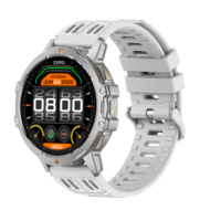SK185 1.75 pouces Smartwatch pour Fitness en plein air BT appel surveillance de l'oxygène sanguin 1000mAh grande batterie pour les utilisateurs Android IOS hommes