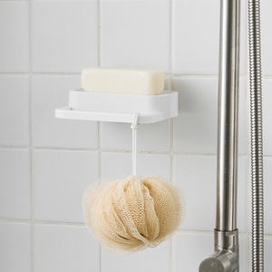 <b>Bathroom</b> <b>Accessories</b> Shower Holder Tier Soap Case Holder Double Layer Soap Storage Rack Drainable Tray Soap Dish - Product Image 4