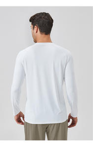 RUIQUWIN Ropa Deportiva Ligera de Spandex/Nylon para Hombre, Tallas Grandes, Transpirable, Elástica en 4 Direcciones, Secado Rápido, Protección Solar, Manga Larga - Product Image 3