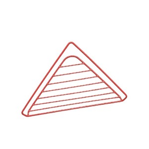 Égouttoir triangulaire en acier inoxydable Mind Creation pour évier, organisateur d'angle pour cuisine, lavage de légumes, rangement d'éponges et de chiffons - Product Image 2