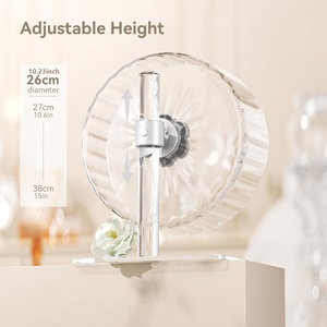 Rueda de Ejercicio Transparente de Acrílico para Mascotas Pequeñas, Rueda de Ejercicio Grande para Hámster, Juguete Interactivo para Montar en la Jaula - Product Image 4