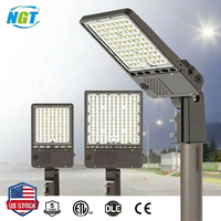 Lámpara LED para Estacionamiento, de 150W, con Encendido/Apagado Automático al Anochecer/Amanecer, Lámpara de Proyección para Exteriores, Montaje en Poste, 100W, para Calle Comercial, Patio, Granero