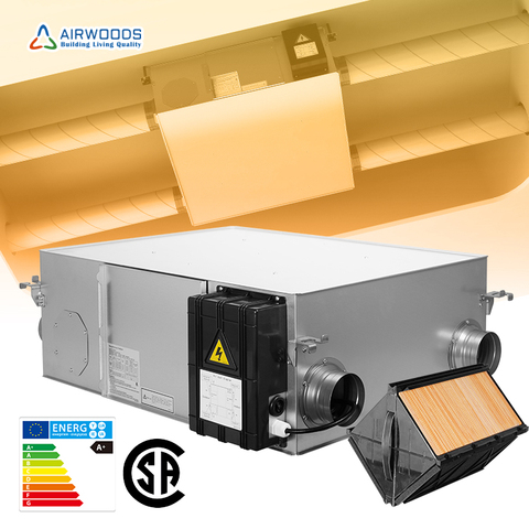 Hvac System Scene Intelligent Control Air Filtration Ventilation EPS Integrated Structure Building 5th Generation Heat Exchanger