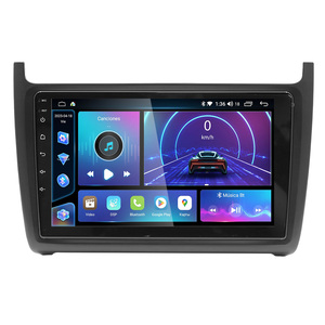 Autoradio 2 DIN de qualité abordable pour VW Volkswagen Polo 2009-2017 6R, Android Auto sans fil, GPS, CarPlay - Product Image 1