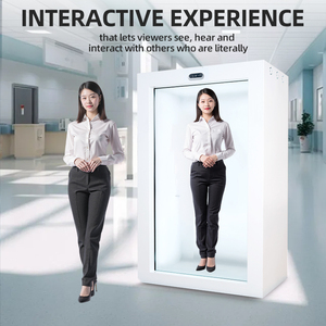 Caja Holográfica 3D Interactiva de Tamaño Real de 75 Pulgadas para Interiores, Gabinete de Pantalla LCD Transparente, Pantalla Táctil Antideslumbrante OEM en Tiempo Real - Product Image 3