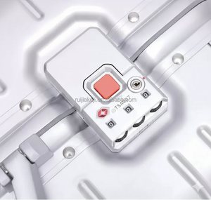 Classic Silver All Aluminum Fashionable Luggage 100% Metal <strong>Suitcase</strong> TSA <strong>Lock</strong> 4-Wheel Spinner Unisex Cabin Checked Trolley - Product Image 5