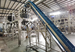 Otomatik aperatif gıda bisküvi şekerler eğimli tırmanma oluklu yanak gıda sınıfı PVC bant konveyör PU bant konveyör - Product Image 4