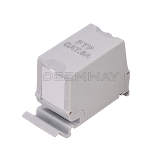 อุปกรณ์เชื่อมต่อแบบอินไลน์สำหรับ <span class=keywords><strong>CAT</strong></span>.<span class=keywords><strong>6A</strong></span> FTP <span class=keywords><strong>UTP</strong></span> พร้อมราง DIN แบบไม่หุ้มฉนวนป้องกันฝุ่น - Product Image 2