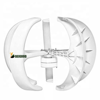 1000w 12v 24v turbine éolienne domestique, contrôleur d'éolienne à axe vertical