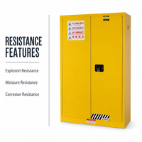Armoire de sécurité pour liquides inflammables à double paroi en acier SCEELAB, résistante au feu, pour le stockage de produits chimiques, mobilier de laboratoire