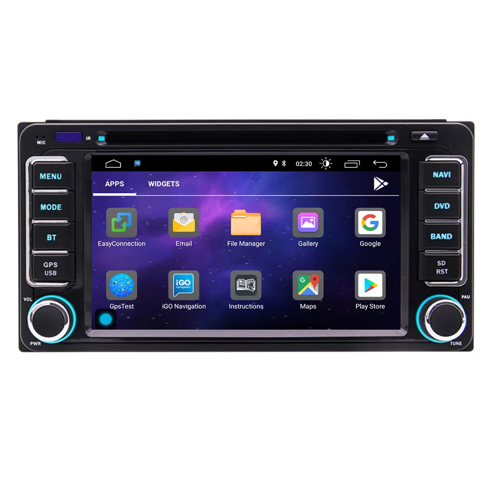 Android Car Radio 2 Din 6.2 Inch Car DVD Player For Toyota Corolla Car Video