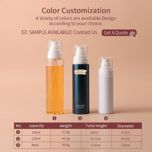 Juego de botellas rociadoras de niebla 60ml 80ml 100mL PP bomba rociadora de plástico Mini Spray para Perfume cosmético hidratante agua - Product Image 6