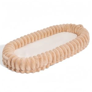 Cama Compartida Gigante para Perros, Ovalada, Desmontable y Lavable, Sofá Cama para Mascotas, Color Marrón Claro, Gris Oscuro, Rosa, Verde Claro, para Uso en las Cuatro Estaciones - Product Image 5
