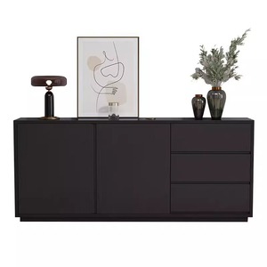 Modern Living Room Storage Cabinet Compact Portable <b>Sideboard</b> Wooden Buffet Cabinet Wall-Mounted Tea Cabinet for Hotels Homes - Product Image 5