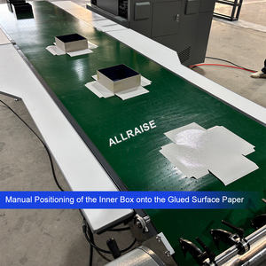 반자동 고급 경질 골판지 상자 제조기 향수 신발 선물 전화 상자 성형기 - Product Image 2