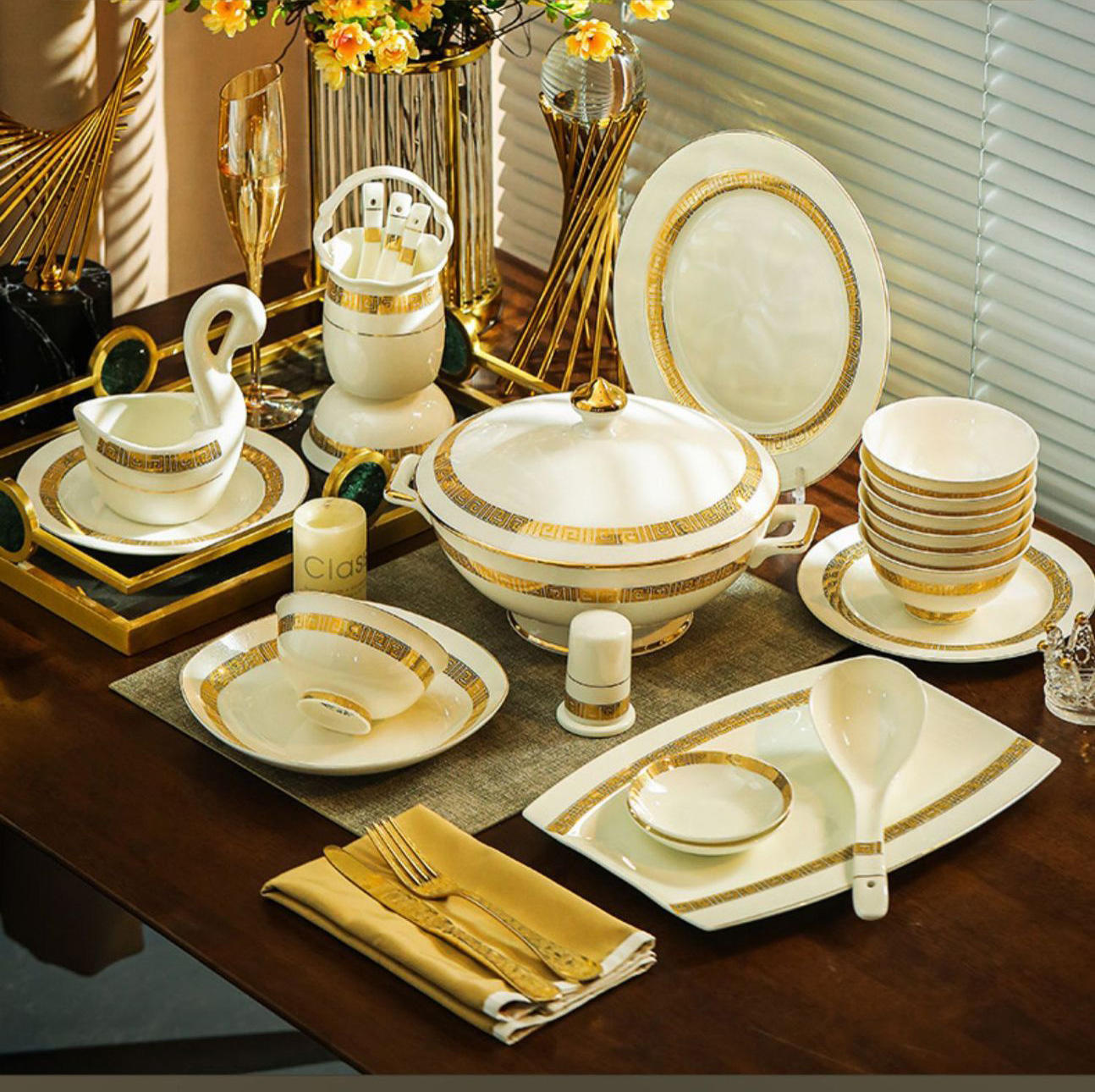 60pcs dinner set