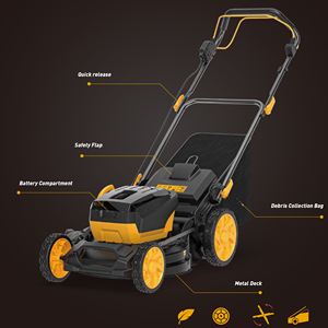 Hantechn 20vx2 <span class=keywords><strong>Scarificateur</strong></span> électrique 18,1 pouces 15 ampères avec cordon et sans fil pour pelouse - Product Image 2