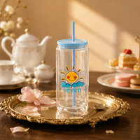Gobelet Léger en Plastique Acrylique à Double Paroi 16oz, Prêt à être Rempli (Snow Globe), avec Bouchon d'Étanchéité pour la Vente en Gros