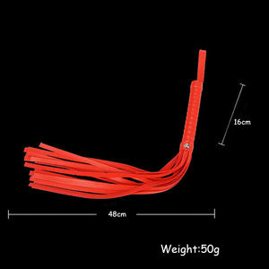 Goedkope Sexy Bondage Lederen Flogger Flirten Lederen <span class=keywords><strong>Sex</strong></span> Zweep Pak Exotische Accessoires Met Kwastje Online Sekswinkel - Product Image 6