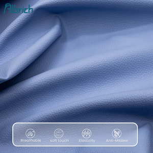 Cuir reconstitué de litchi moyen de haute qualité pour siège de voiture, tissu <span class=keywords><strong>en</strong></span> éponge texturé anti-rayures recyclant les tissus <span class=keywords><strong>en</strong></span> cuir - Product Image 5