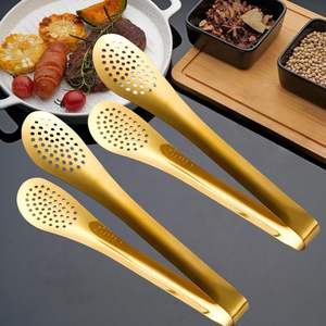 Utensilios de Cocina para Asar, Pinzas para Servir Alimentos, Pinzas para Carne, Pinzas para Barbacoa de Acero Inoxidable 304 - Product Image 3