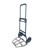 Carrito de Mano Plegable de 2 Ruedas Negro y Gris, Carrito Utilitario Plegable Resistente para Compras, Campamento, Mudanzas y Supermercado