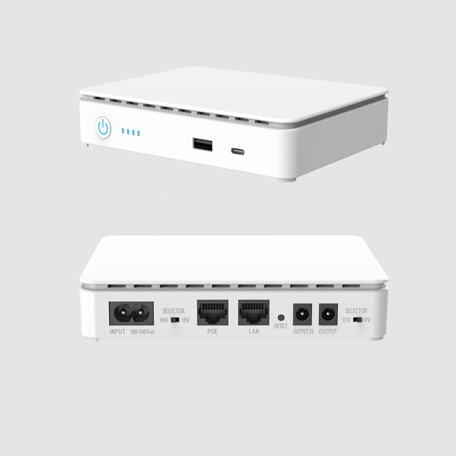 Portable Mini UPS Single-Phase Uninterruptible Power Supply for Router Modem Security Camera Available in 5V/9V/12V DC