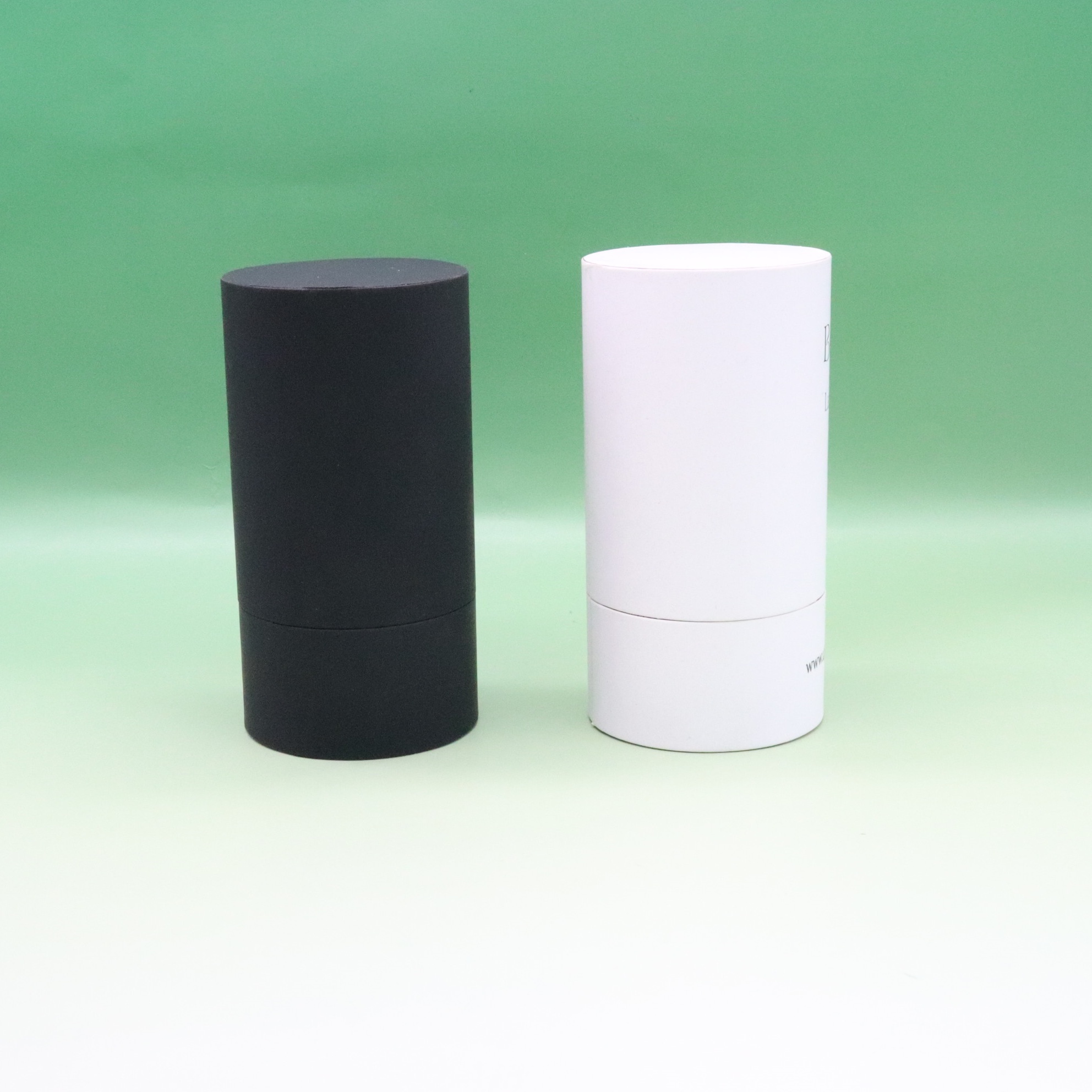 Wholesale Custom logo Paper Tube Packaging Black White Flat Top Paper Tube Round Food Grade Paper Tube