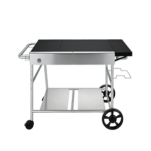Carrito de Cocina Móvil Pinnovo para Horno de Pizza, Carrito Rodante Reforzado y Ensanchado, Soporte para Parrilla Exterior, Juego de Herramientas para Barbacoa - Product Image 3