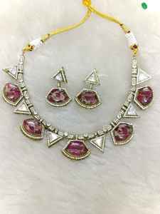 Collier de mariage indien Sabyasachi, bijoux inspirés de Sabyasachi, bijoux de mariée indiens pakistanais, ensembles de bijoux Bollywood Sabyasachi - Product Image 4