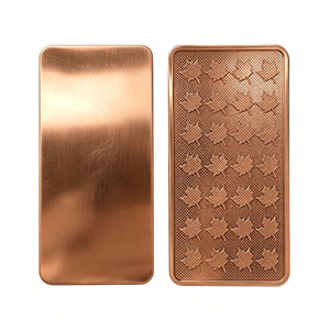Barre de cuivre pur à 99,99 %, conception personnalisée, <span class=keywords><strong>lingot</strong></span> de 1 oz, 10 oz, pièce de monnaie en cuivre à vendre, <span class=keywords><strong>lingot</strong></span> de cuivre de haute qualité de 1 kg - Product Image 3
