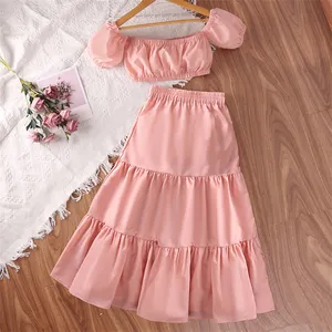 2024 New Girls Clothes Designs Summer Clothing Sets Cool Girls Hot Sell Kids Girls Clothes