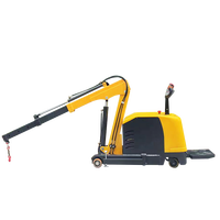 Fournisseur chinois de mini-grue mobile électrique hydraulique de petite taille, 1,2 tonne, 2 tonnes, flexible