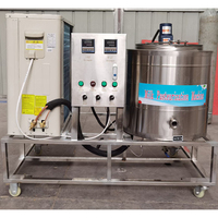 Pasteurisation de jus d'usine de source, machine de pasteurisation de lait, réservoir de refroidissement du lait