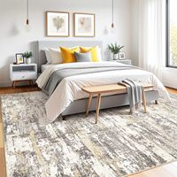 Tapis de luxe léger 0045, tapis à fleurs, tapis en imitation cachemire, décoration d'intérieur, tapis de sol adorable, tapis de chambre à coucher