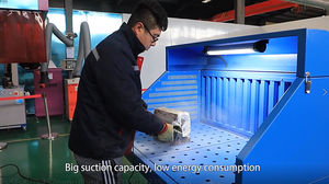 Établi industriel v, pour polissage, collecteur de poussière, machine de soudage, rectifieuse - Product Image 3